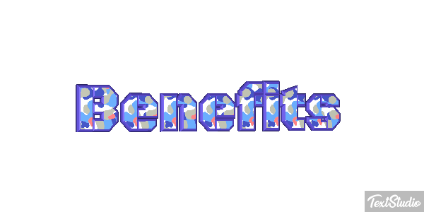 Benefits Text effect