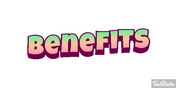 Benefits Text effect