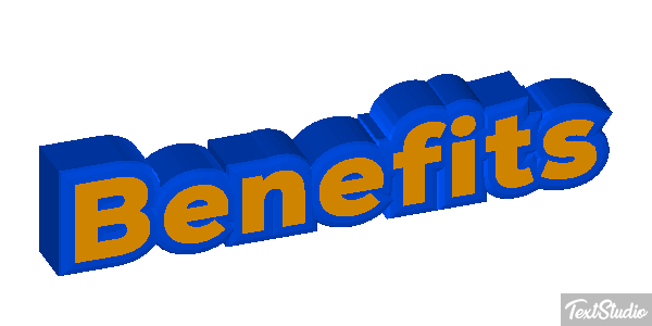 Benefits Text effect