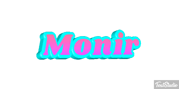 Monir Texteffekt
