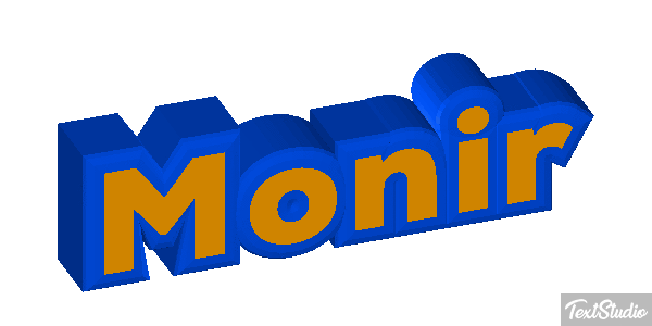Monir Texteffekt