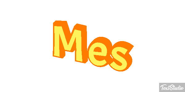 Mês Efeito do texto