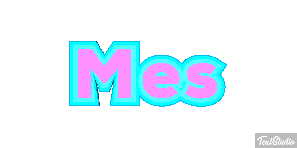 Mês Efeito do texto