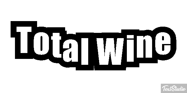 Total Wine Text effect