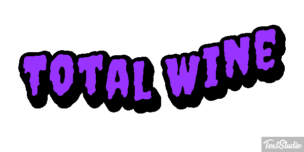 Total Wine Text effect