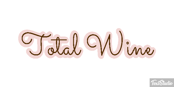 Total Wine Text effect