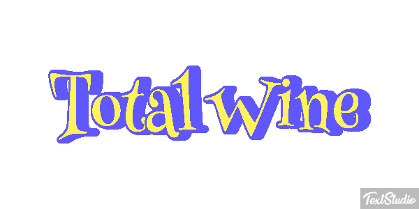 Total Wine Text effect