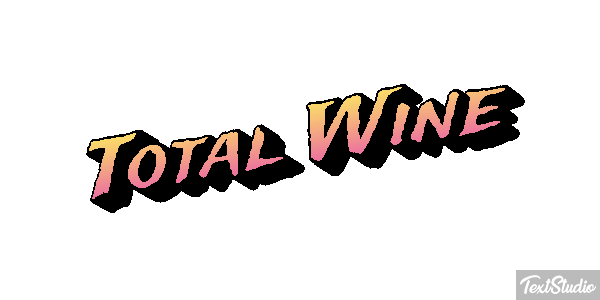 Total Wine Text effect