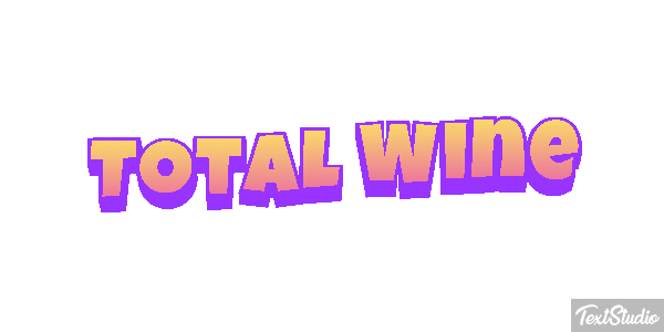 Total Wine Text effect
