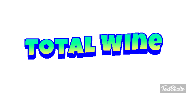 Total Wine Text effect