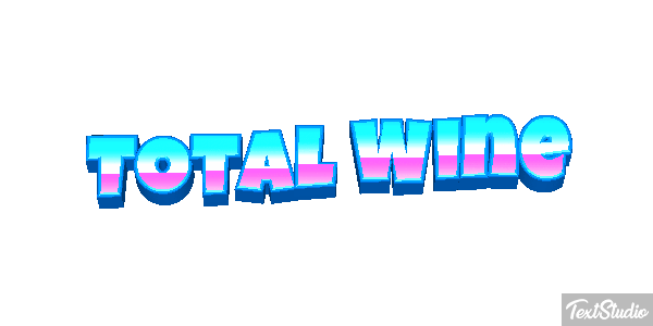 Total Wine Text effect