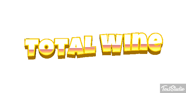 Total Wine Text effect