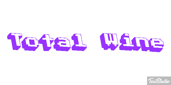 Total Wine Text effect