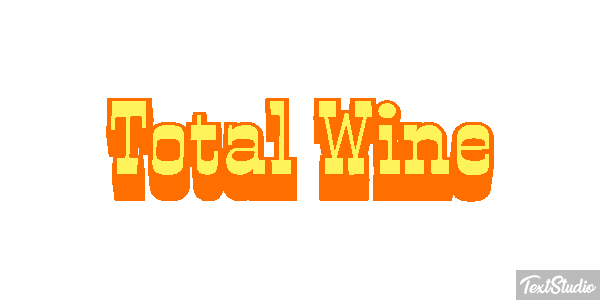 Total Wine Text effect