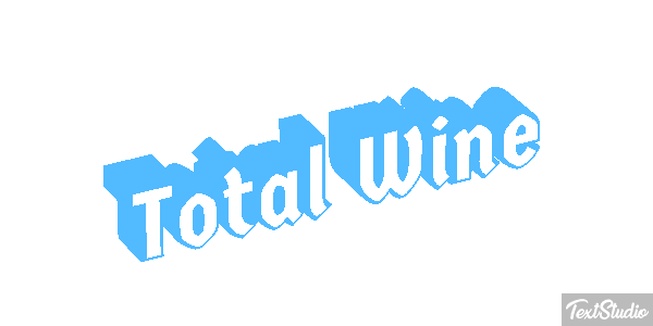 Total Wine Text effect