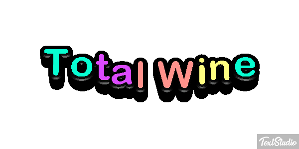 Total Wine Text effect