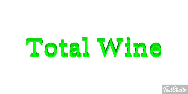 Total Wine Text effect