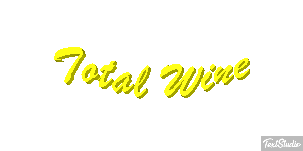 Total Wine Text effect