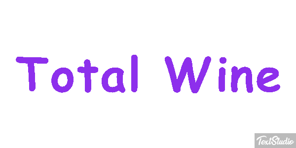 Total Wine Text effect