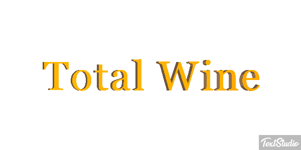 Total Wine Text effect