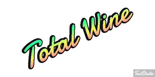 Total Wine Text effect