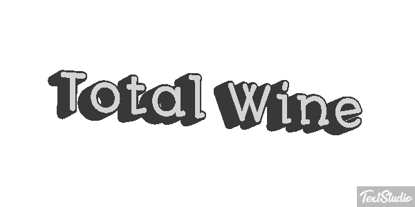 Total Wine Text effect
