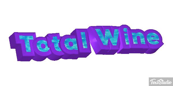 Total Wine Text effect