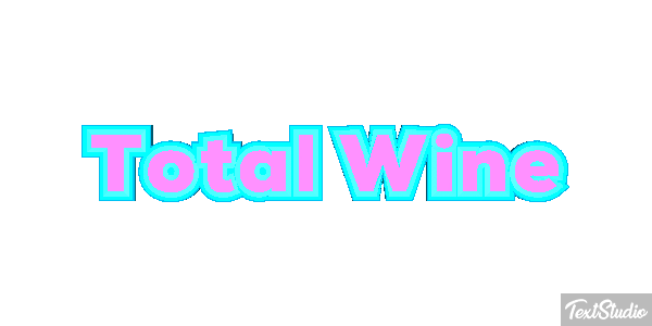 Total Wine Text effect
