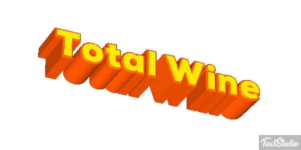 Total Wine Text effect