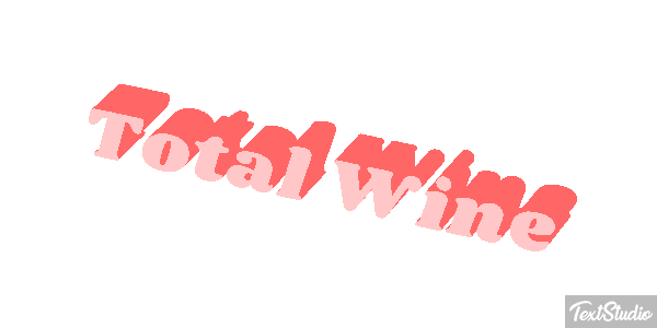Total Wine Text effect