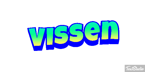 Vissen Effet de texte