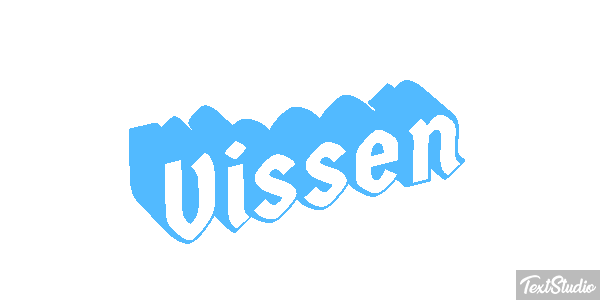 Vissen Effet de texte