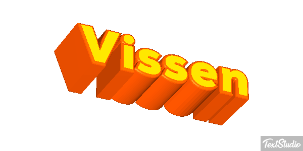 Vissen Effet de texte
