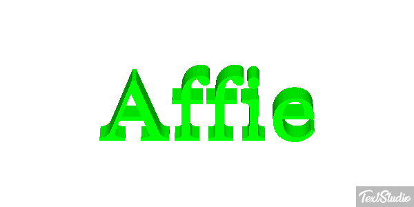 Affie Text effect