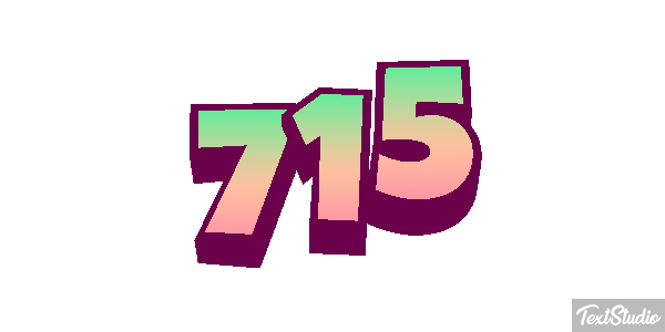 715 Text effect