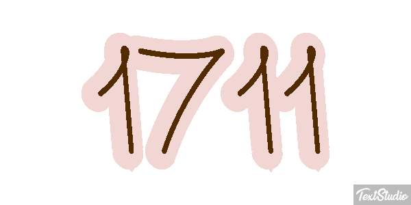 1711 Texteffekt