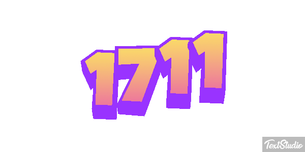 1711 Texteffekt