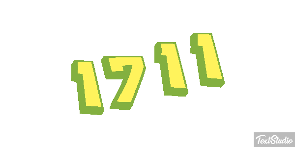 1711 Texteffekt