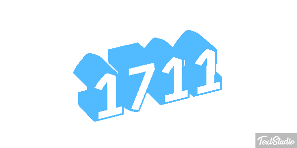 1711 Texteffekt
