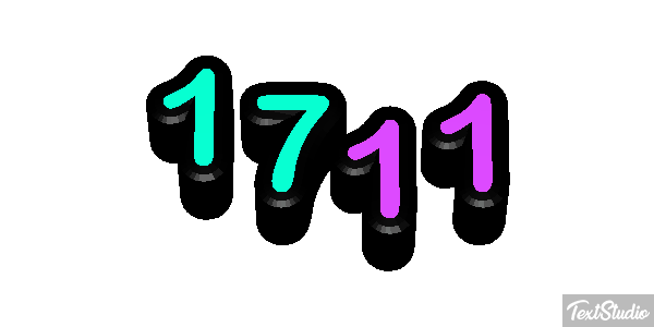 1711 Texteffekt
