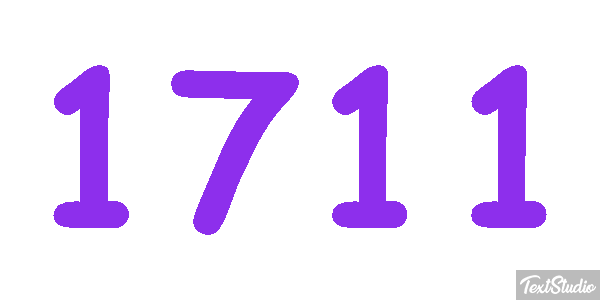 1711 Texteffekt