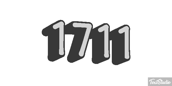 1711 Texteffekt
