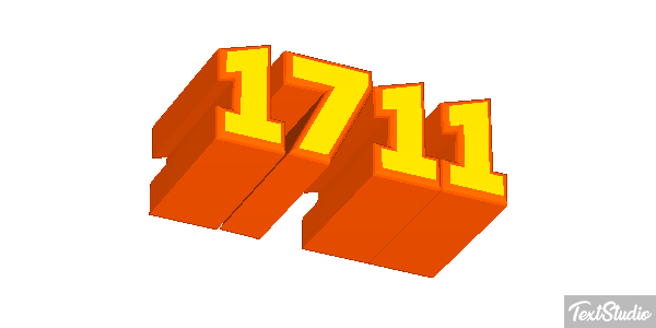 1711 Texteffekt