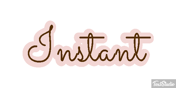 Instant Tekst effect