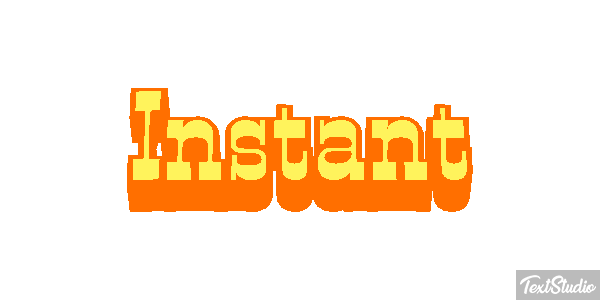 Instant Tekst effect