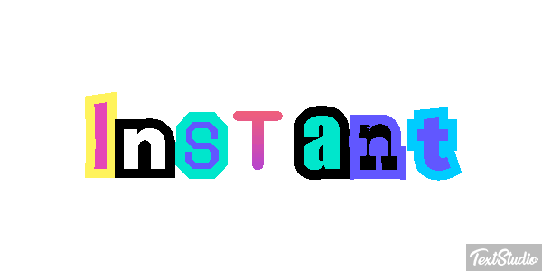 Instant Tekst effect