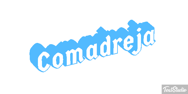 Comadreja Efeito do texto
