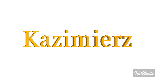 Kazimierz Текстовый эффект