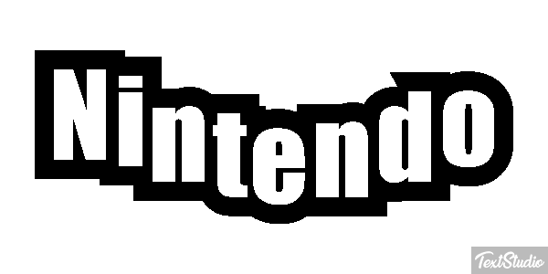 Nintendo Text effect