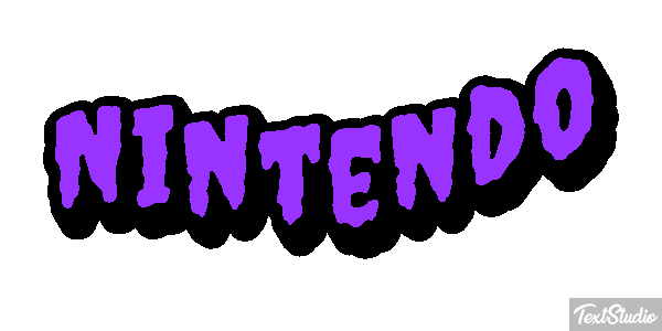 Nintendo Text effect